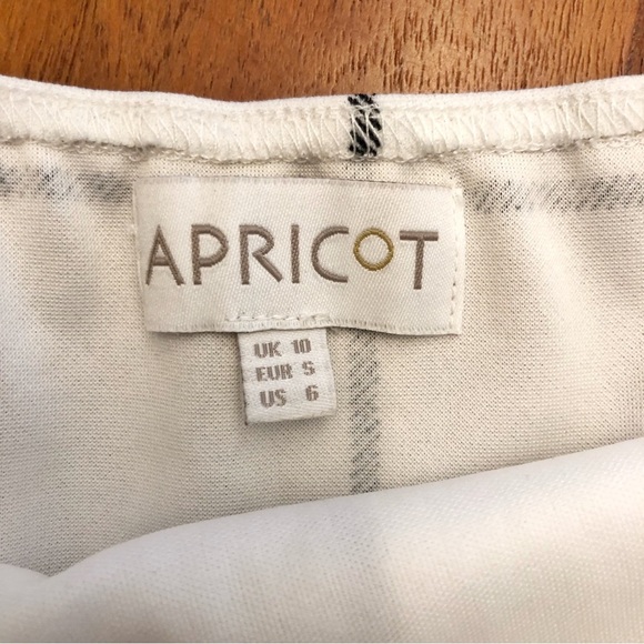 APRICOT Minimalist Feminine White Camisole Summer Festival Mini Dress. Medium - Picture 5 of 14